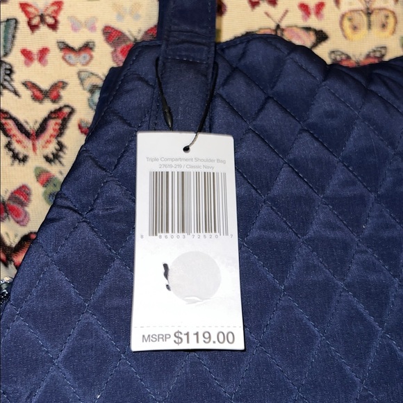 NWT Vera Bradley - Navy - Picture 3 of 5